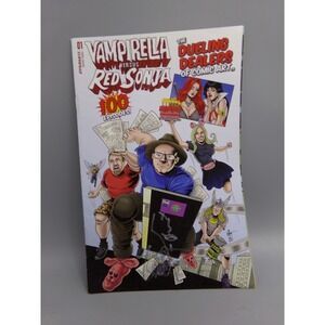 Vampirella Vs. Red Sonja #1 Dueling Dealers Exclusive